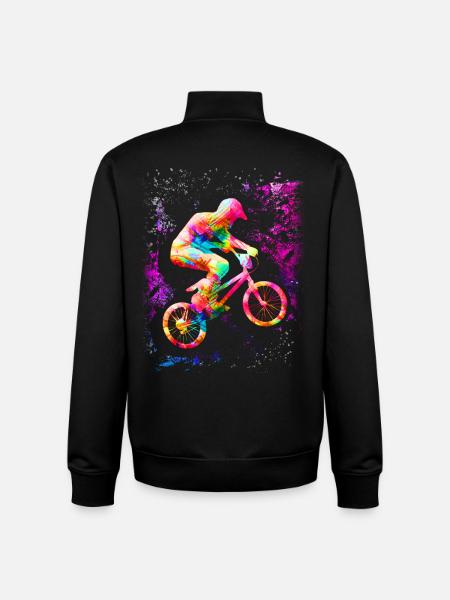 BMX for children | BMX Bike | Clothing Children - Unisex Organic Zip Sweatshirt by Stanley/Stella - black