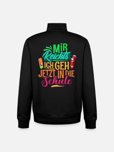 Einschulung - Unisex Organic Zip Sweatshirt von Stanley/Stella - Schwarz