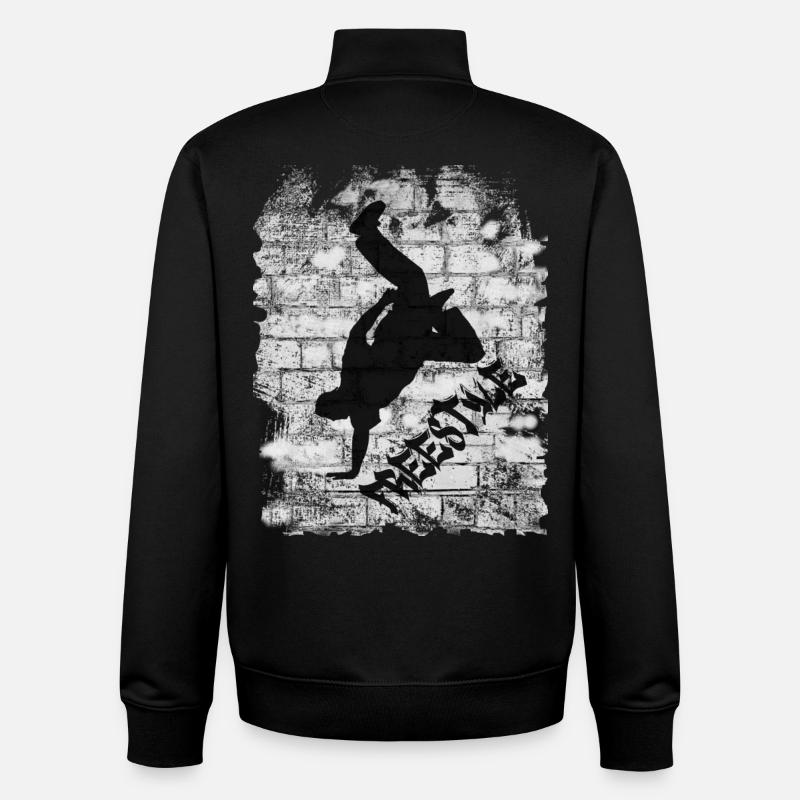 Freestyle - Unisex Organic Zip Sweatshirt by Stanley/Stella - black