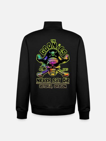 THE GOONIES 6 - Unisex Organic Zip Sweatshirt by Stanley/Stella - black