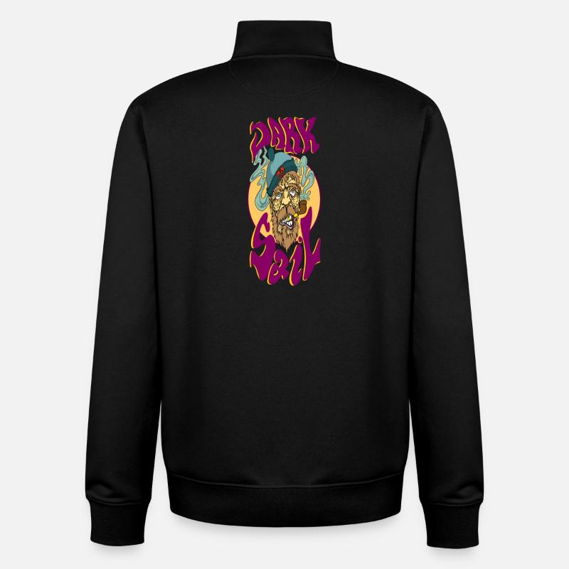 Ds - Sweat zippé unisexe en coton bio Stanley/Stella - noir