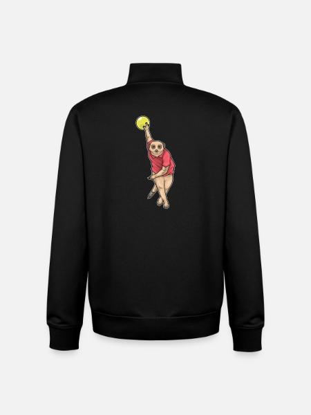 Erdmännchen Bowling Bowlingkugel - Unisex Organic Zip Sweatshirt von Stanley/Stella - Schwarz