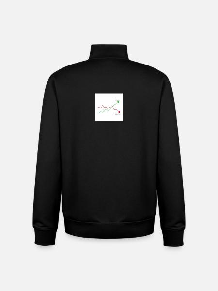 JensJensen - Unisex Organic Zip Sweatshirt von Stanley/Stella - Schwarz