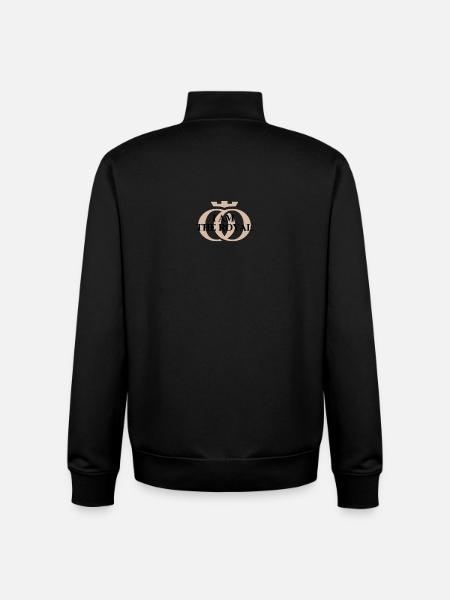 I AM THE ROYAL – Oppoline Collection - Unisex Organic Zip Sweatshirt by Stanley/Stella - black