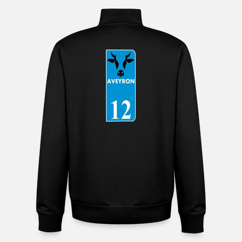 Aveyron - Unisex Organic Zip Sweatshirt von Stanley/Stella - Schwarz