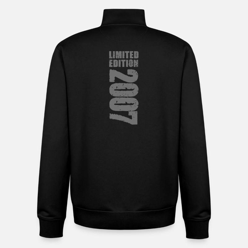 limited edition 2007 - Sweat zippé unisexe en coton bio Stanley/Stella - noir