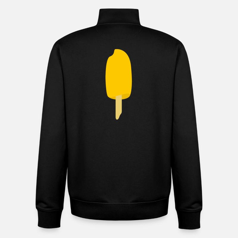 Mango popsicles - Unisex Organic Zip Sweatshirt by Stanley/Stella - black