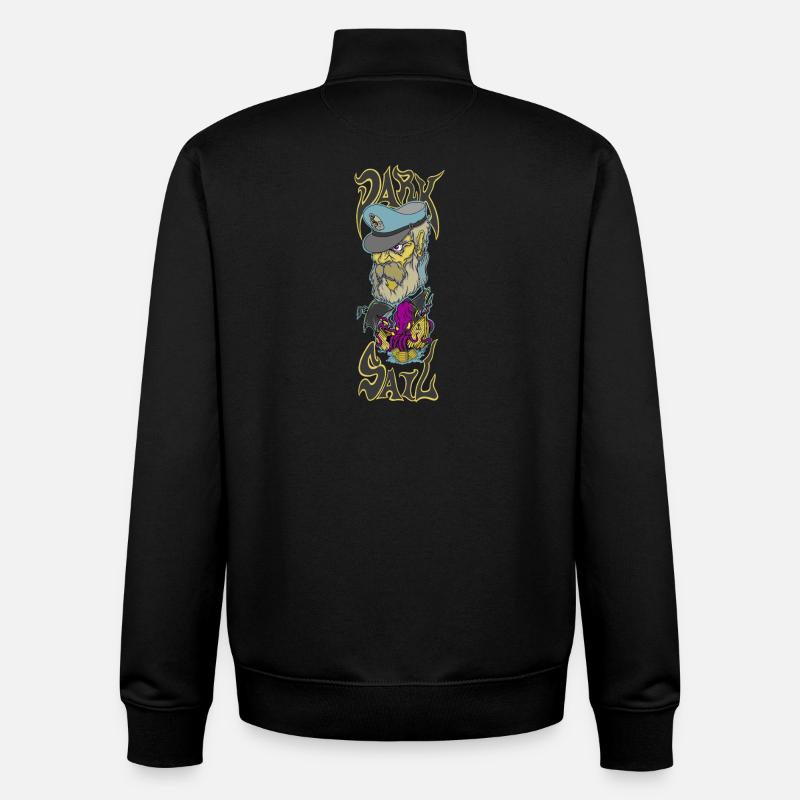 Dunkles Segel II - Unisex Organic Zip Sweatshirt von Stanley/Stella - Schwarz