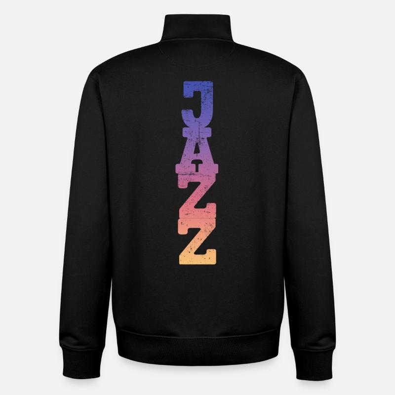 Jazz - Unisex Organic Zip Sweatshirt by Stanley/Stella - black