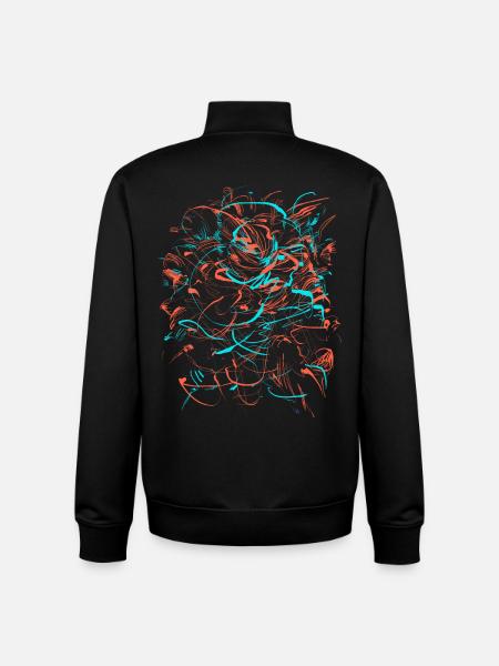 Tartarus / Abstract Fantasy - Unisex Organic Zip Sweatshirt by Stanley/Stella - black
