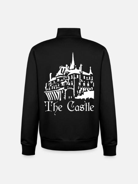 Le château blanc - Sweat zippé unisexe en coton bio Stanley/Stella - noir