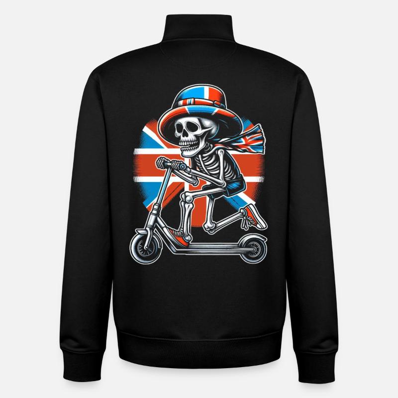 Halloween - Unisex Organic Zip Sweatshirt von Stanley/Stella - Schwarz
