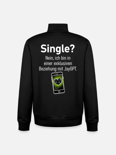 Exklusive AI-Beziehung mit JayGPT - Unisex Organic Zip Sweatshirt von Stanley/Stella - Schwarz