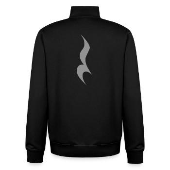 Symbole du repos du quartier de la musique - Sweat zippé unisexe en coton bio Stanley/Stella - noir - Dos - AI Model Male 185 light (185cm)