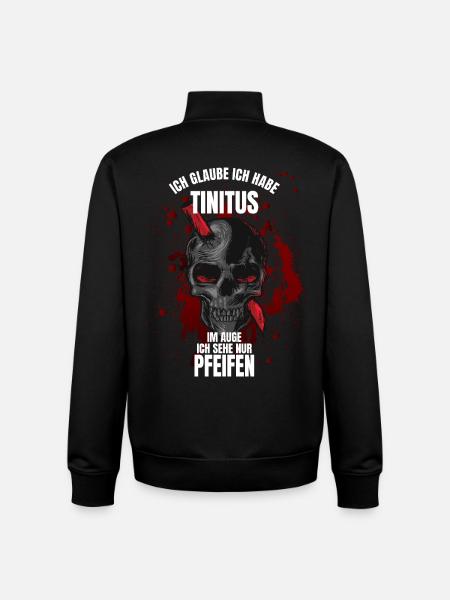 I think I have tinnitus - Unisex Organic Zip Sweatshirt by Stanley/Stella - black