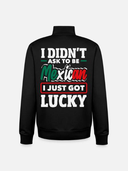 Mexico Pride & Home Mexican Mexico Flag - Unisex Organic Zip Sweatshirt by Stanley/Stella - black