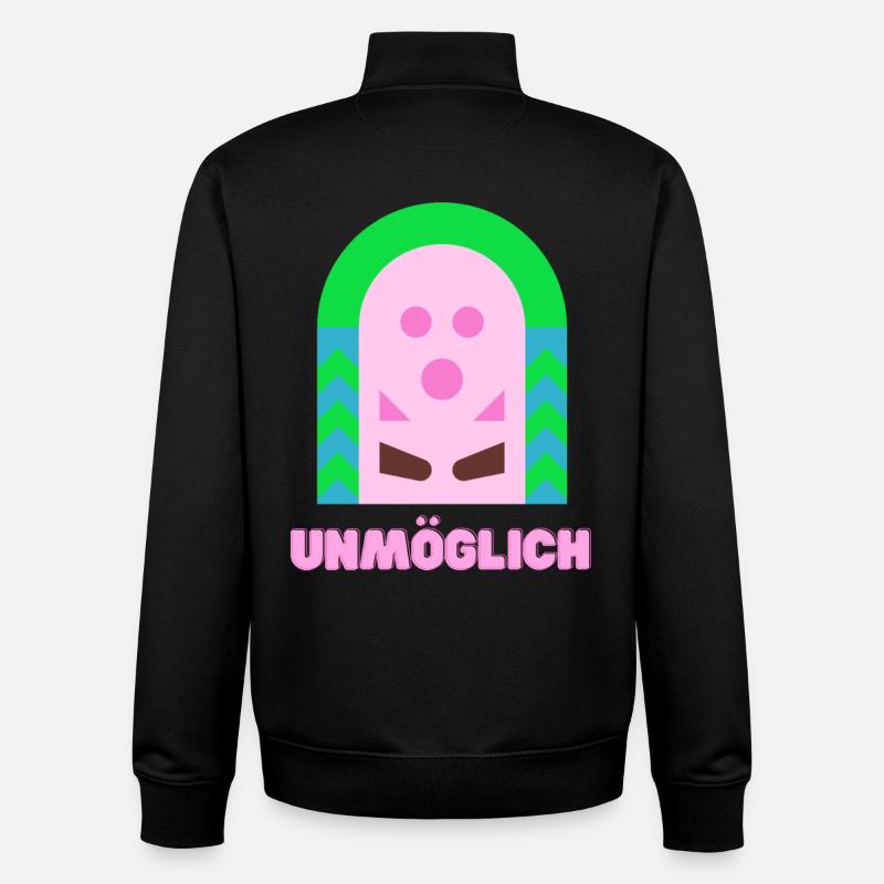 Unmöglich - Unisex Organic Zip Sweatshirt von Stanley/Stella - Schwarz