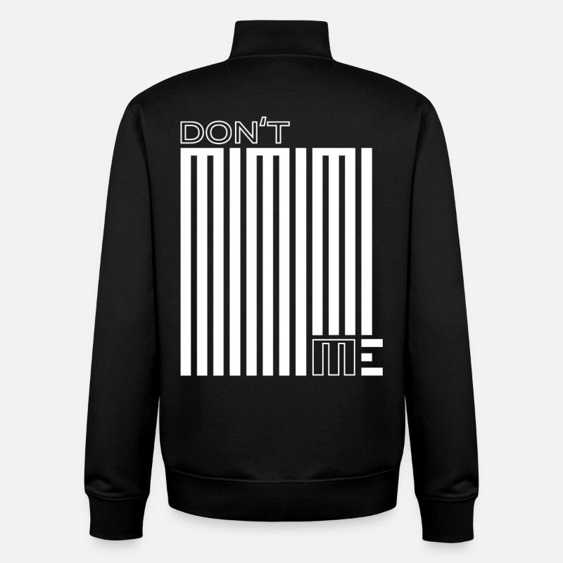 Stop Mimimi – Machen, statt Jammern - Unisex Organic Zip Sweatshirt von Stanley/Stella - Schwarz