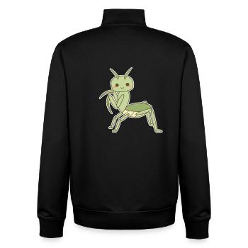Elegante Gottesanbeterin - Unisex Organic Zip Sweatshirt von Stanley/Stella - Schwarz - Hinten - AI Model Male 185 light (185cm)