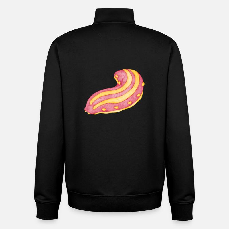 Curieuse concombre de mer - Sweat zippé unisexe en coton bio Stanley/Stella - noir