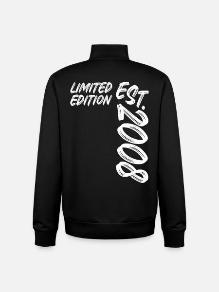 Édition limitée est. 2008 - Sweat zippé unisexe en coton bio Stanley/Stella - noir