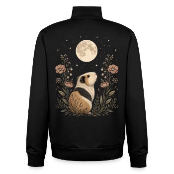 Ideal gift for animal and nature lovers - Unisex Organic Zip Sweatshirt by Stanley/Stella - black - Back - AI Model Male 185 light (185cm)