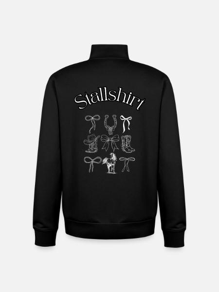 Stable Shirt Western Symbols - Unisex Organic Zip Sweatshirt by Stanley/Stella - black