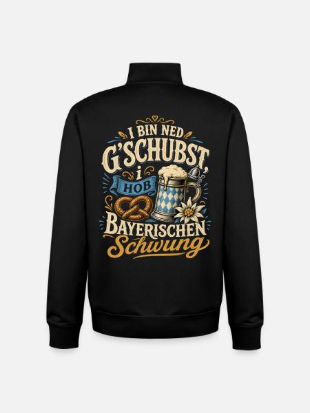 Bayerischer Spruch - Unisex Organic Zip Sweatshirt von Stanley/Stella - Schwarz