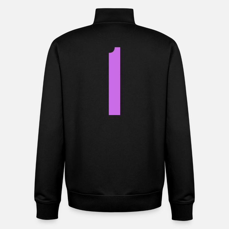 1 - Unisex Organic Zip Sweatshirt by Stanley/Stella - black