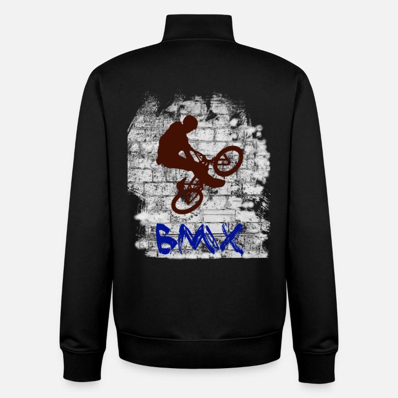 BMX 2 - Unisex Organic Zip Sweatshirt von Stanley/Stella - Schwarz