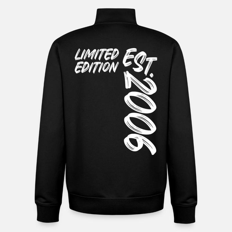 Édition limitée est. 2006 - Sweat zippé unisexe en coton bio Stanley/Stella - noir