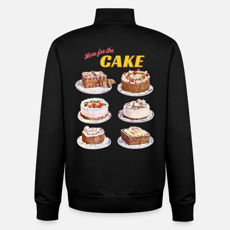 Kuchenkollektion mit Retro-Vibes - Unisex Organic Zip Sweatshirt von Stanley/Stella - Schwarz
