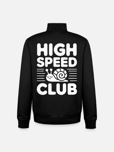 Turbo Snail Fun - Unisex Organic Zip Sweatshirt by Stanley/Stella - black