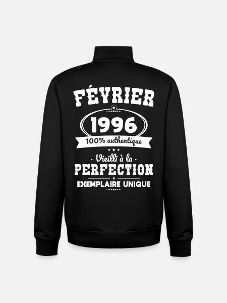 30th Anniversary - February 1996 Perfection - Unisex Organic Zip Sweatshirt by Stanley/Stella - black