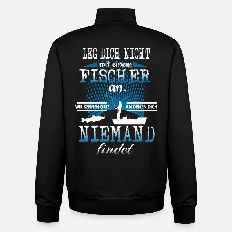 Fischer - Unisex Organic Zip Sweatshirt von Stanley/Stella - Schwarz