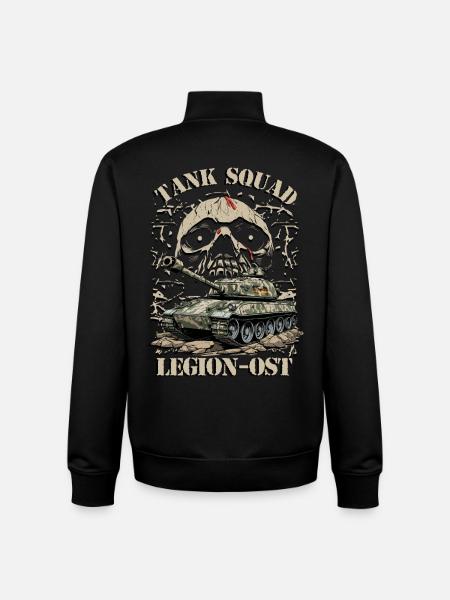Panzer Trupp Legion-Ost - Unisex Organic Zip Sweatshirt von Stanley/Stella - Schwarz