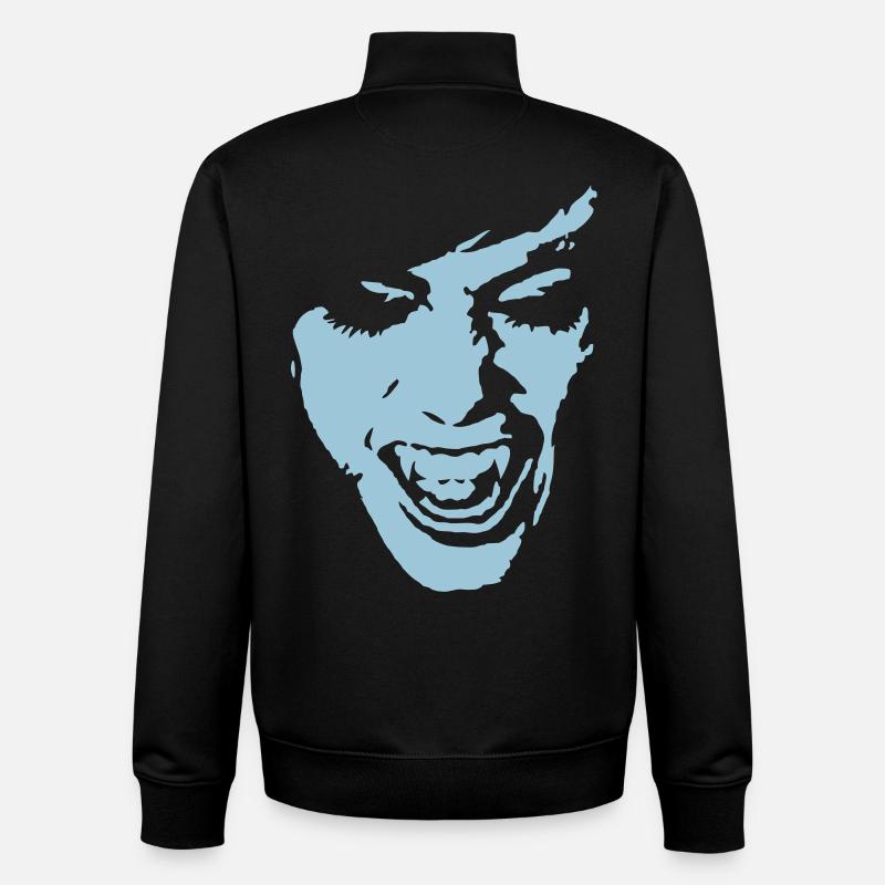 Vampire hug - Sweat zippé unisexe en coton bio Stanley/Stella - noir