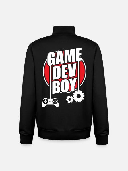 Game developer - Unisex Organic Zip Sweatshirt by Stanley/Stella - black