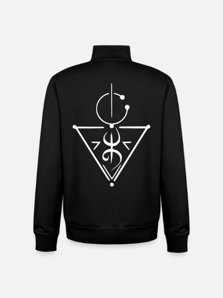 Berber-Amazigh-Symbolzeichen - Unisex Organic Zip Sweatshirt von Stanley/Stella - Schwarz