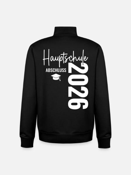 Hauptschule Certificate - Hauptschulabschluss 2026 - Unisex Organic Zip Sweatshirt by Stanley/Stella - black