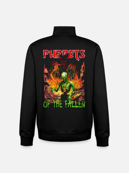 pupets_of_the_fallen - Unisex Organic Zip Sweatshirt by Stanley/Stella - black