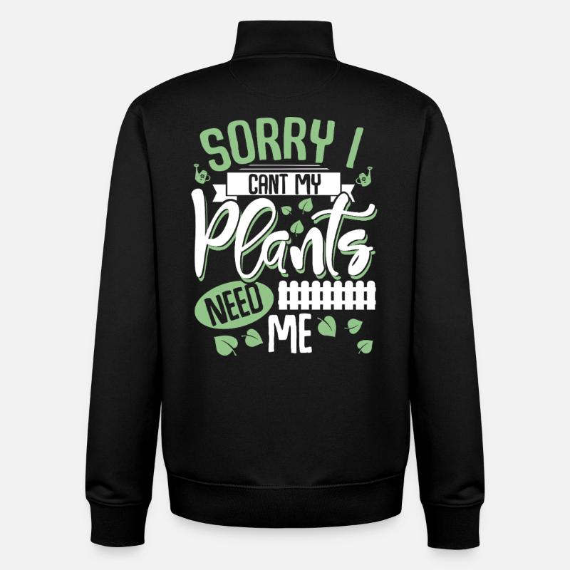 Garten Schrebergarten - Unisex Organic Zip Sweatshirt von Stanley/Stella - Schwarz
