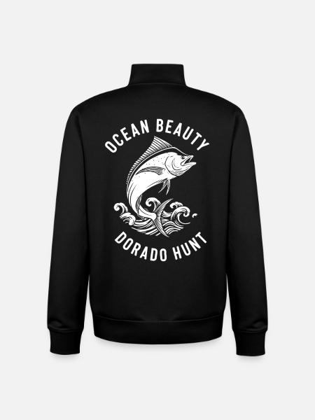 Seefischer-Dorado - Unisex Organic Zip Sweatshirt von Stanley/Stella - Schwarz