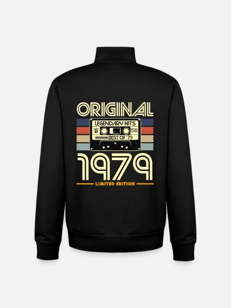 Original 1979 Édition Limitée - Sweat zippé unisexe en coton bio Stanley/Stella - noir