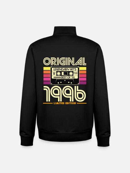 Original 1996 Limited Edition - Unisex Organic Zip Sweatshirt by Stanley/Stella - black