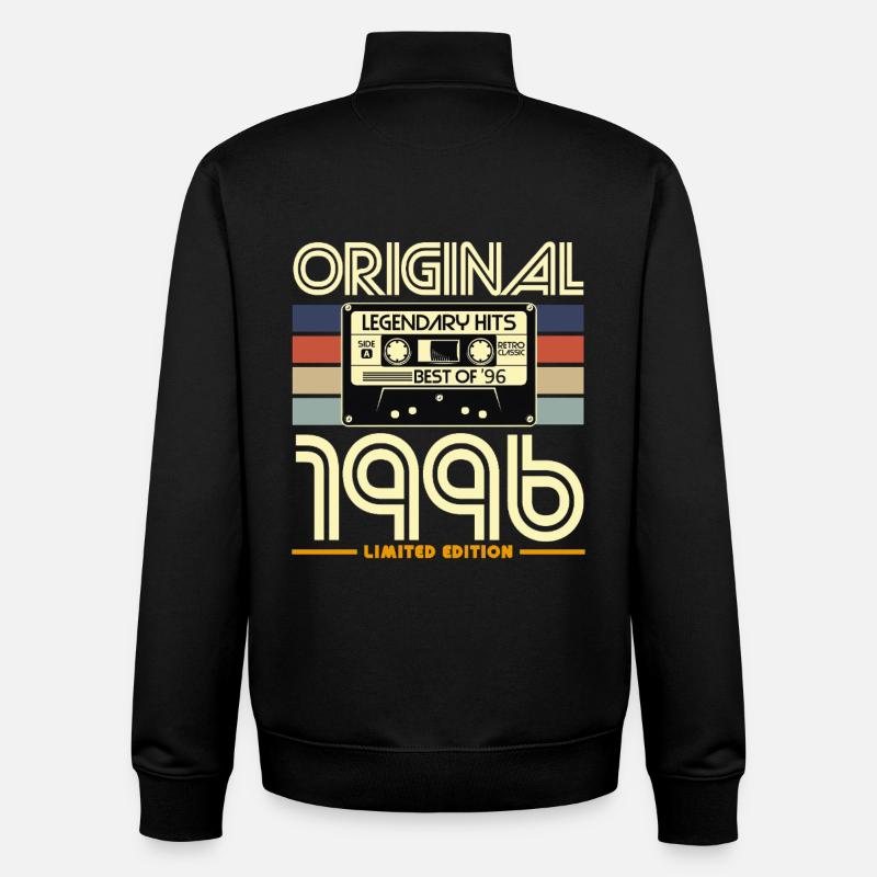 Original 1996 - Unisex Organic Zip Sweatshirt von Stanley/Stella - Schwarz