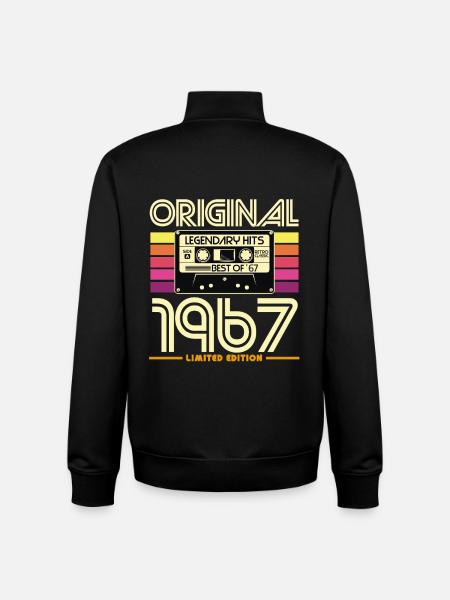 Original 1967 Limited Edition - Unisex Organic Zip Sweatshirt by Stanley/Stella - black