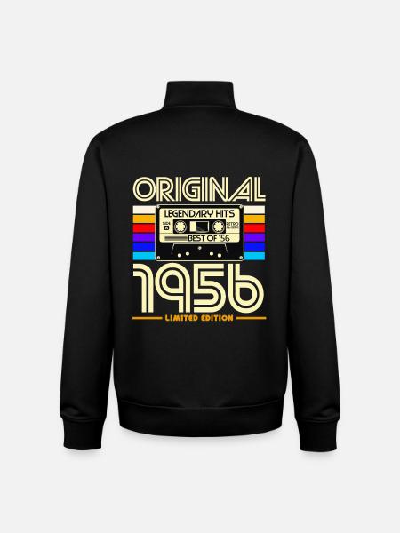 Originalkassette von 1956 - Unisex Organic Zip Sweatshirt von Stanley/Stella - Schwarz