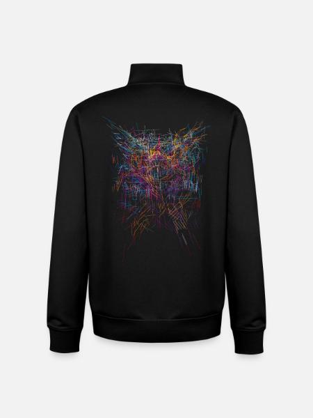 Sci-Fi Horror Design - Unisex Organic Zip Sweatshirt by Stanley/Stella - black