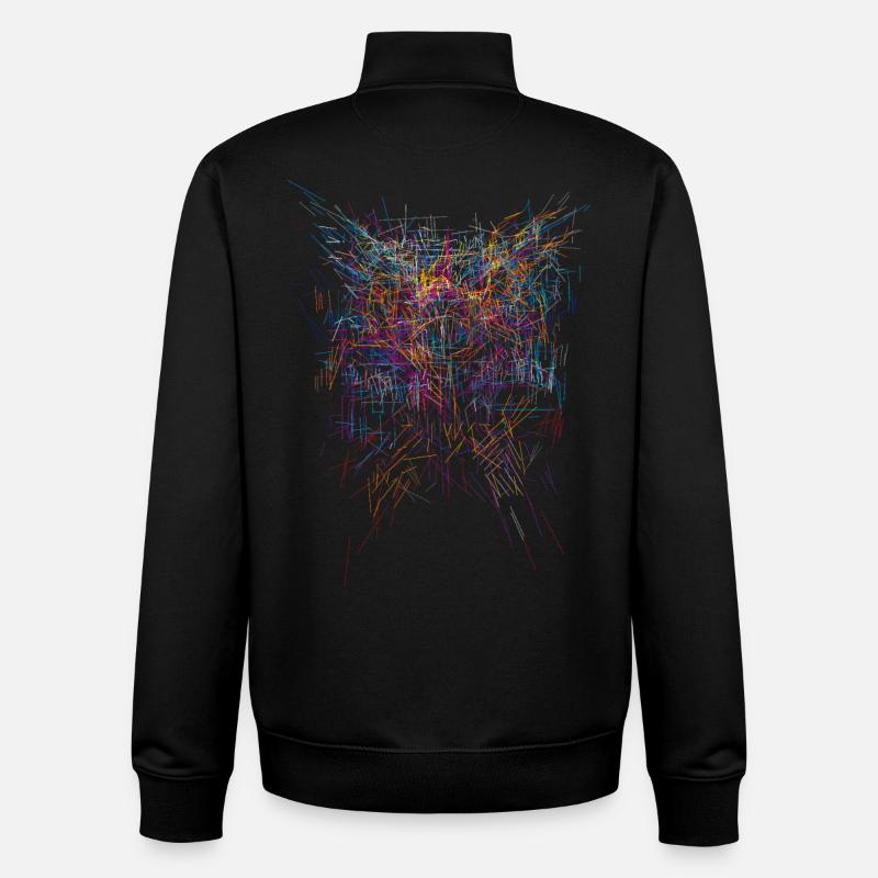 Sci-Fi Horror Design - Unisex Organic Zip Sweatshirt von Stanley/Stella - Schwarz